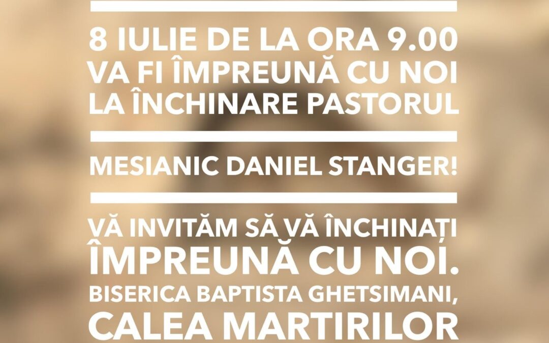 Pastorul mesianic Daniel Stanger în Timişoara